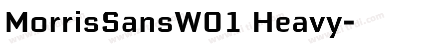 MorrisSansW01 Heavy字体转换